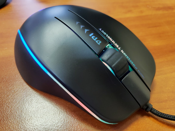 Широке колесо прокрутки на мишці Real-EL_RM-747