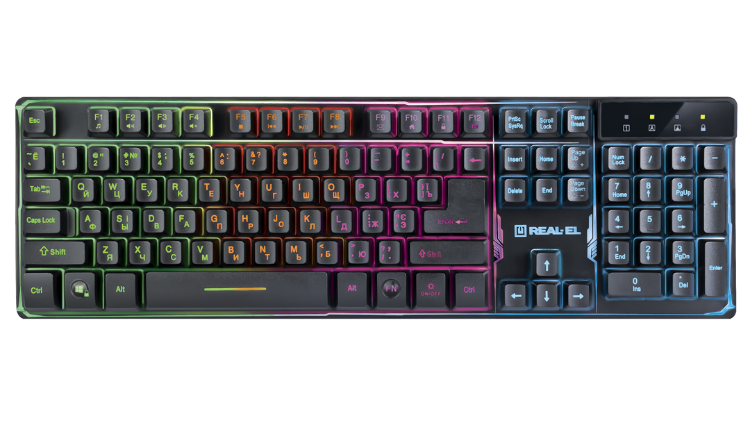 REAL-EL GAMING 8700 Backlit