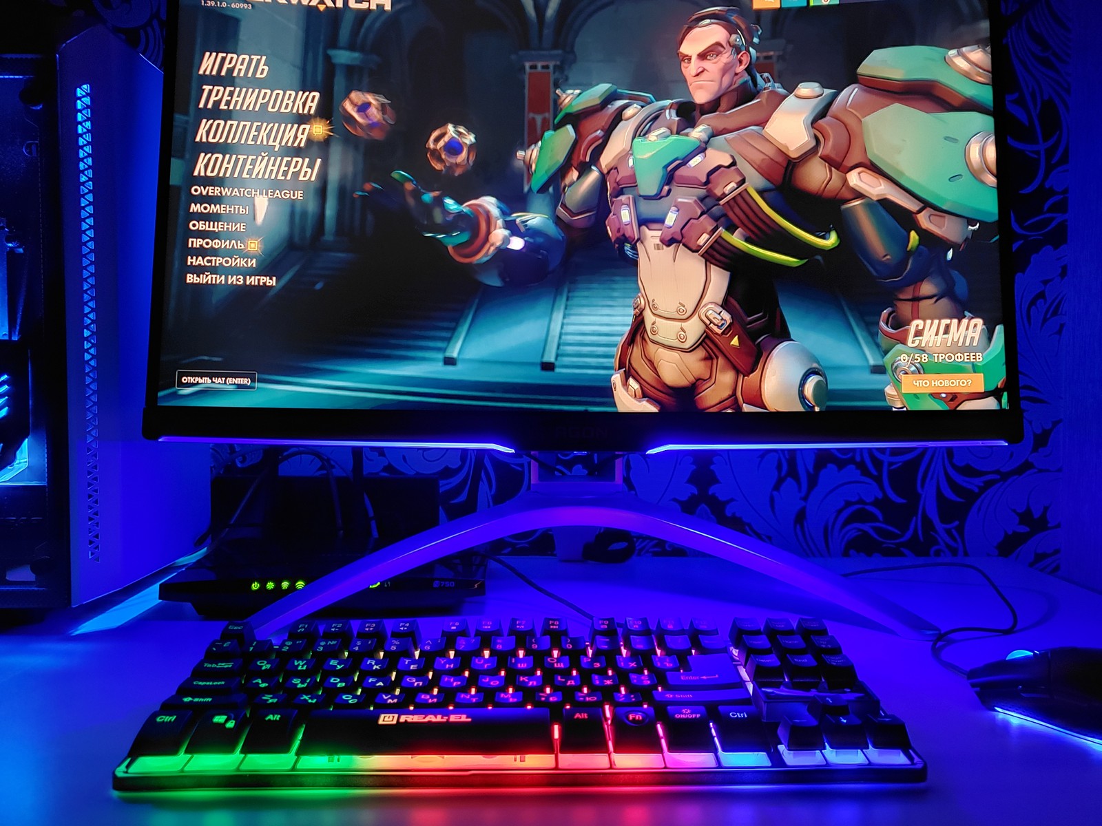 Фото клавиатуры REAL-EL Gaming 8710 TKL Backlit