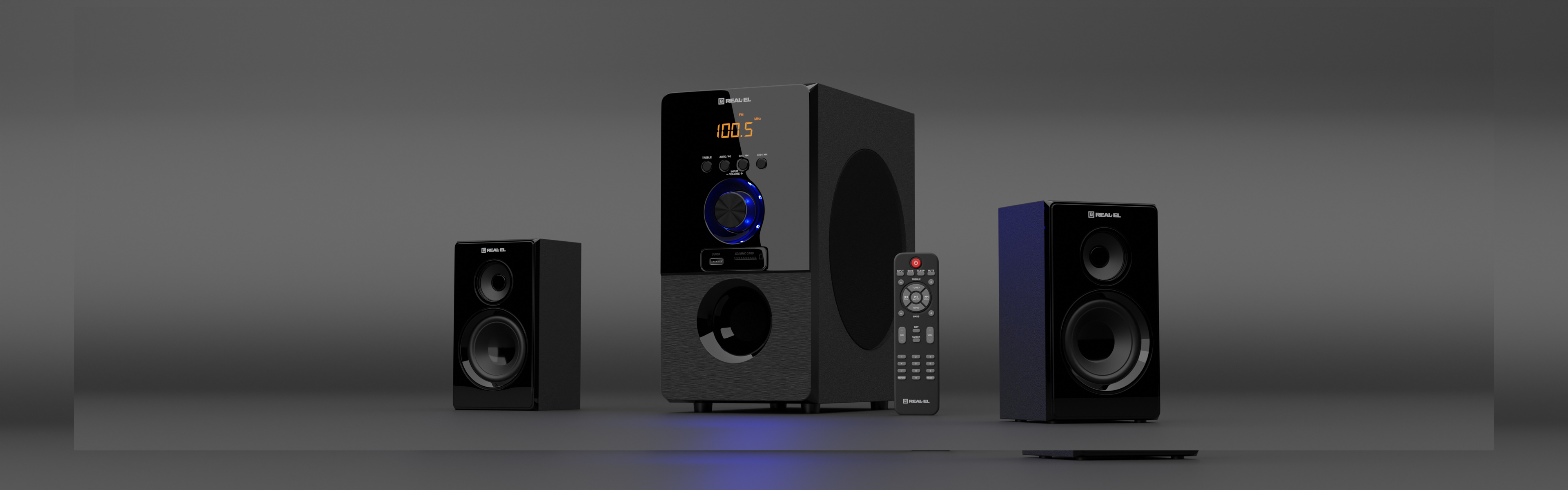 Нові бумбокси REAL-EL