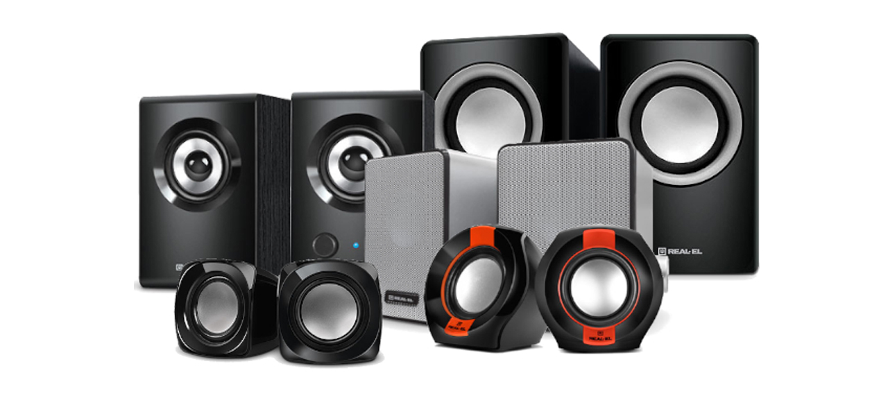 Новые колонки 2.0 REAL-EL