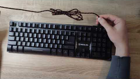 REAL-EL GAMING 8700 Backlit