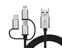 Кабель REAL-EL USB 2.0 Premium AM– 3 in 1