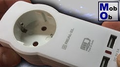 Зарядка Real-EL CS-30 с 2 USB выходами