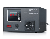 Стабілізатор напруги мережі  REAL-EL STAB-500 M